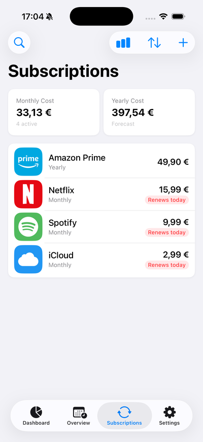 Subscriptions