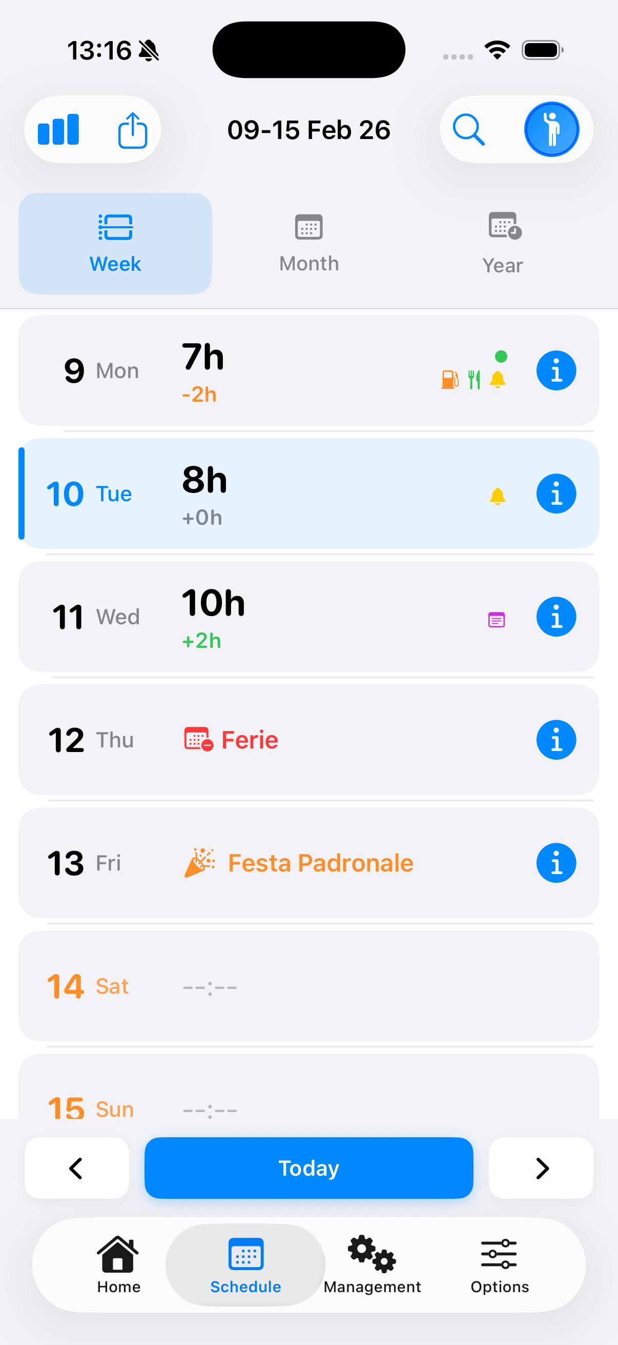 Tymo - Calendar
