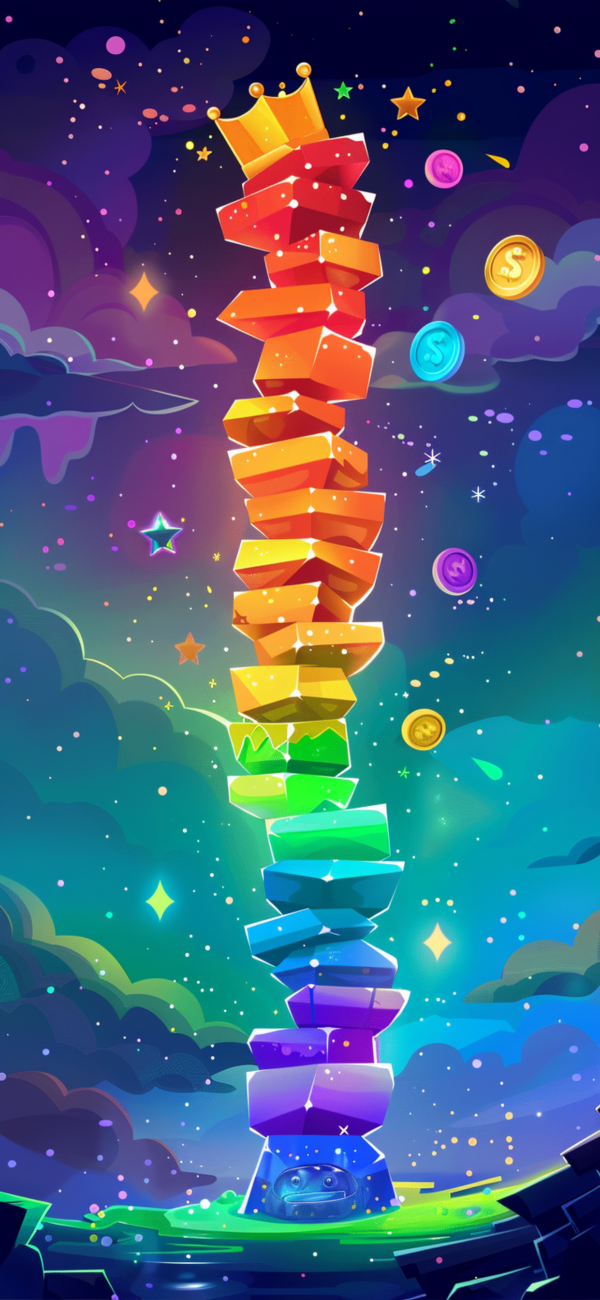Screenshot di Babele – Torre di blocchi